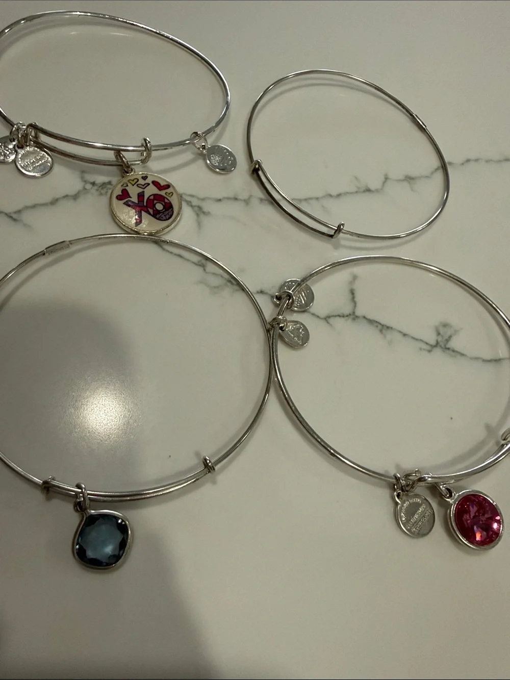 ALEX AND ANI Silver Expandable Bracelets